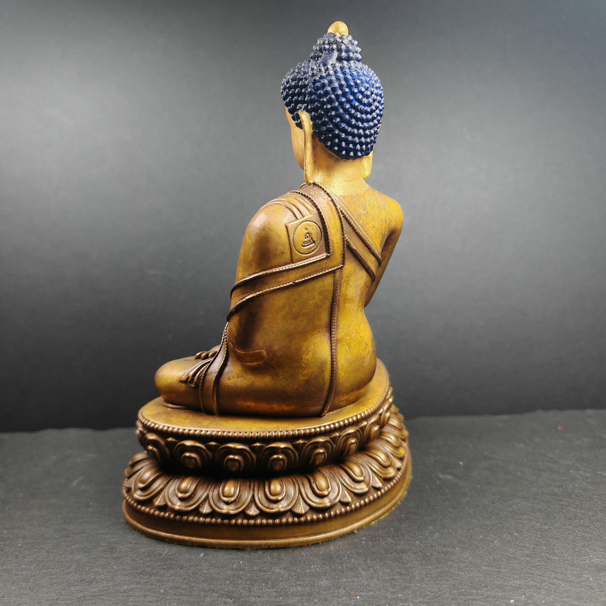 Tibetan Medicine Buddha Statue - Fully Consecrated and Blessed - Tibetan Buddhist statue, view 4