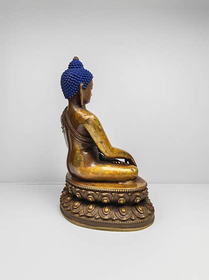 Old Shakyamuni Statue - Acient Tibetan Buddhist Statue 17cm Height - Tibetan Buddhist statue, view 5