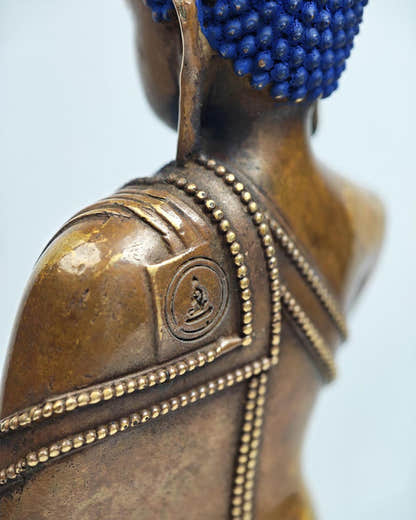 Old Shakyamuni Statue - Acient Tibetan Buddhist Statue 17cm Height - Tibetan Buddhist statue, view 8