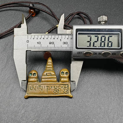 Tibetan Buddhist Amulet - Tibetan Buddhist amulet, view 9