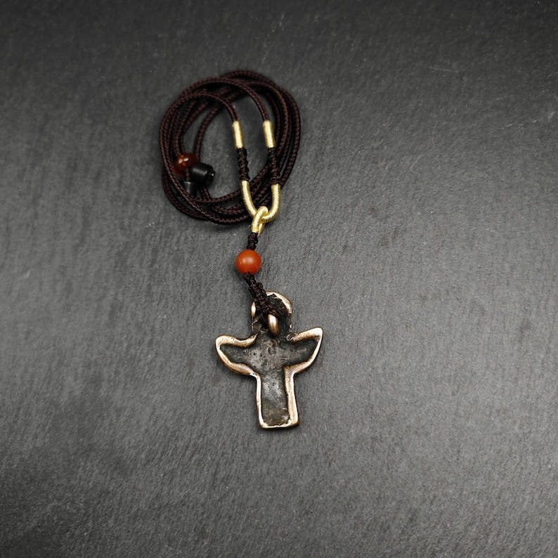 Tibetan Buddhist Amulet Pendant - Tibetan Buddhist amulet, view 4