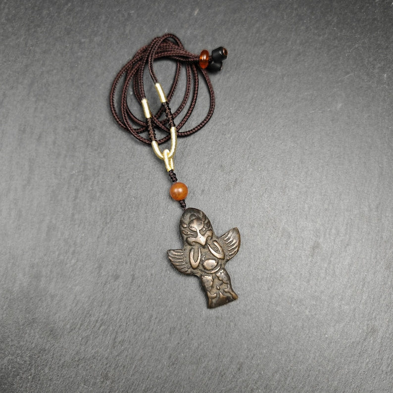 Tibetan Buddhist Amulet Pendant - Tibetan Buddhist amulet, view 4