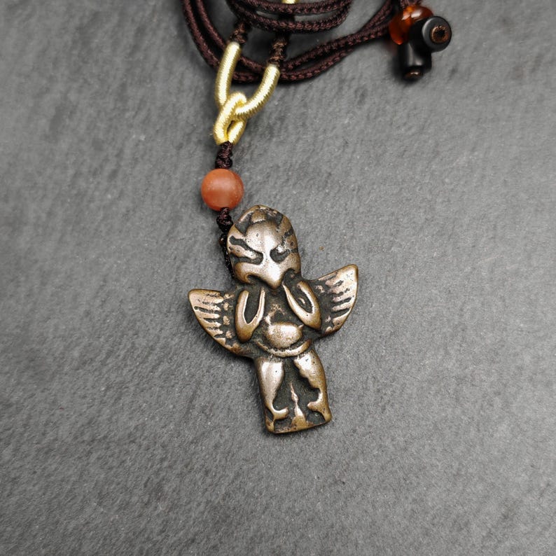 Tibetan Buddhist Amulet Pendant - Tibetan Buddhist amulet, view 5