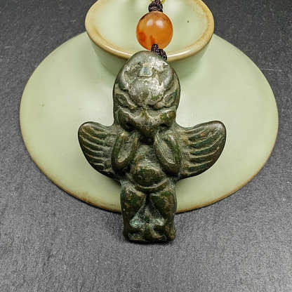 Tibetan Buddhist Amulet Pendant - Tibetan Buddhist amulet, view 7