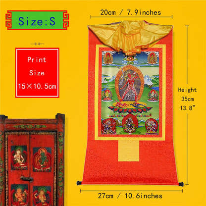 Vajrayogini/Narodakini/Dorje Naljorma/ - Tibetan thangka painting, view 6