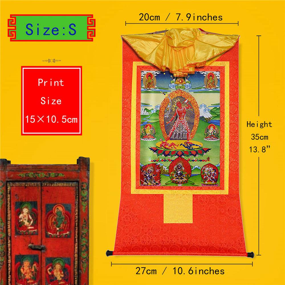 Vajrayogini/Narodakini/Dorje Naljorma/ - Tibetan thangka painting, view 6