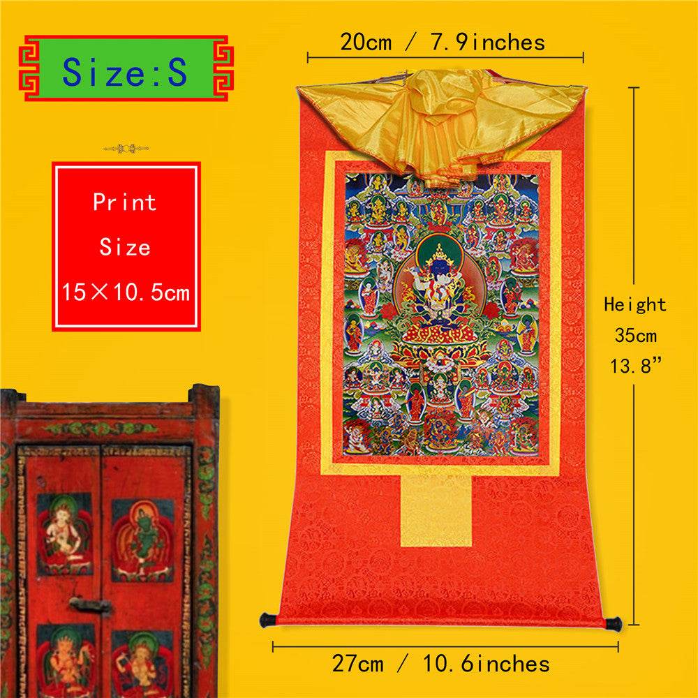Bardo Thodol-42 Silent Deities - Tibetan thangka painting, view 6
