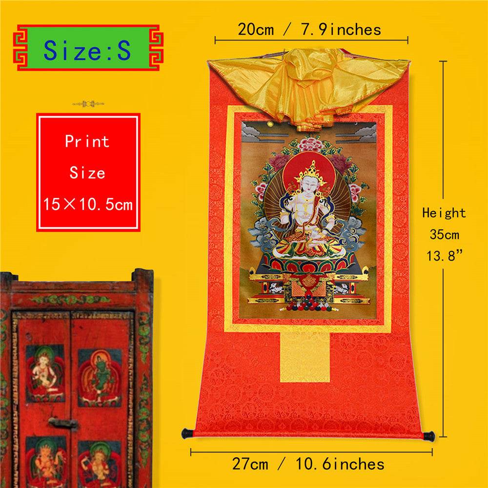Vajrasatva,Vajrasattva,Dorje Sempa - Tibetan thangka painting, view 6