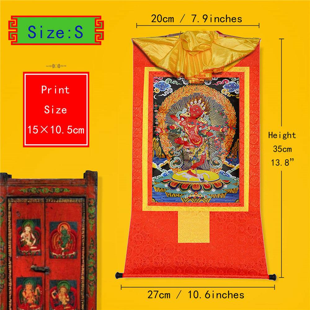 Kurukulla-Mother Buddha Kuru - Tibetan thangka painting, view 6