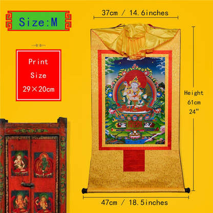 Vajrasatva in Yab Yum,Vajrasattva,Dorje Sempa - Tibetan thangka painting, view 5