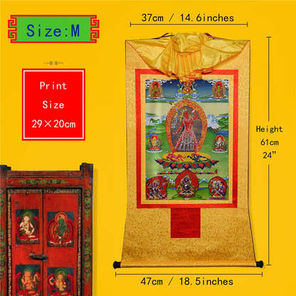 Vajrayogini/Narodakini/Dorje Naljorma/ - Tibetan thangka painting, view 5