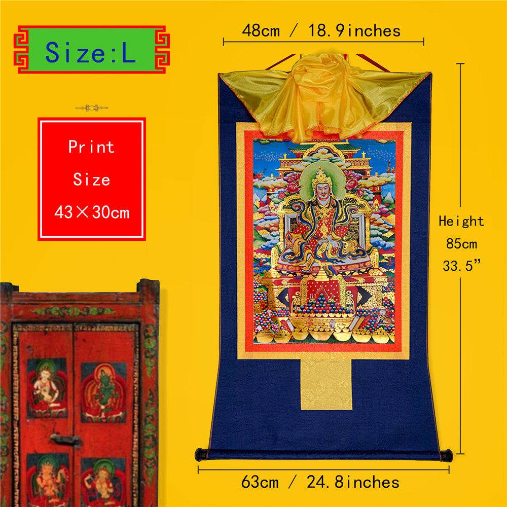 King Gesar གེ་སར - Tibetan thangka painting, view 4