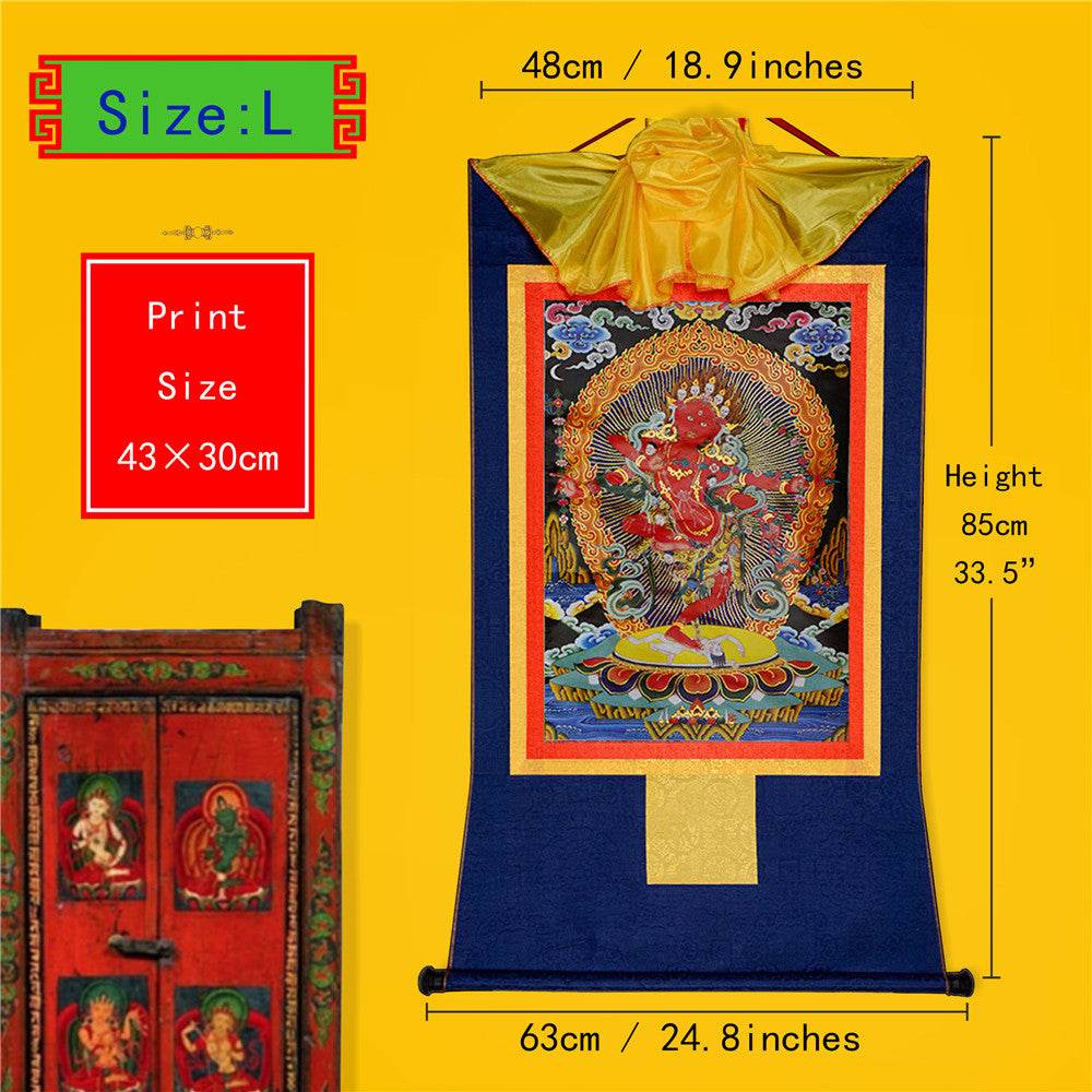 Kurukulla-Mother Buddha Kuru - Tibetan thangka painting, view 4