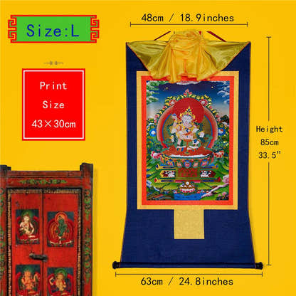 Vajrasatva in Yab Yum,Vajrasattva,Dorje Sempa - Tibetan thangka painting, view 4