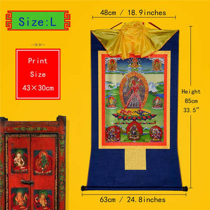Vajrayogini/Narodakini/Dorje Naljorma/ - Tibetan thangka painting, view 4