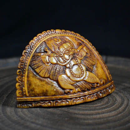 amulet Garuda - Tibetan Buddhist amulet, front view