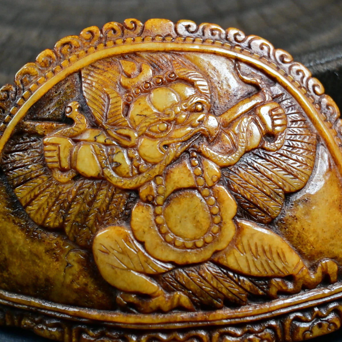 amulet Garuda - Tibetan Buddhist amulet, view 7