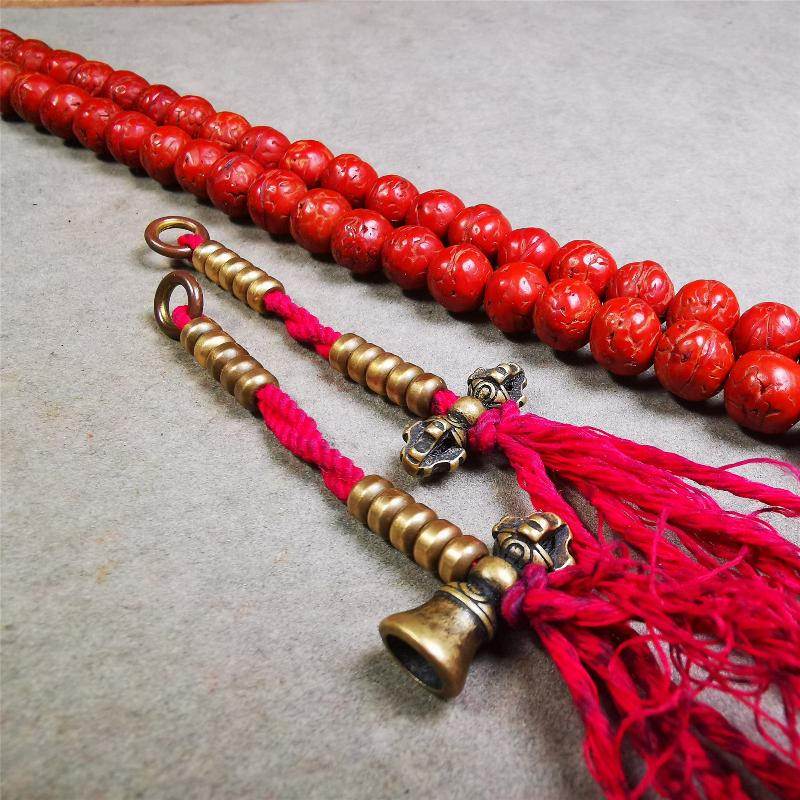 5mm Brass Prayer Bead Counters - Tibetan Buddhist art, view 4
