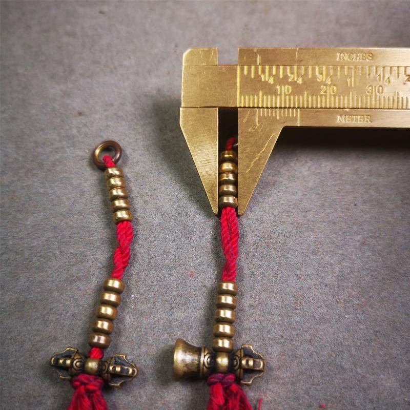 5mm Brass Prayer Bead Counters - Tibetan Buddhist art, view 6