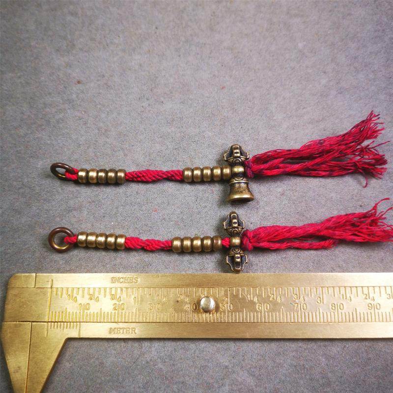 5mm Brass Prayer Bead Counters - Tibetan Buddhist art, view 9