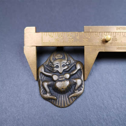Garuda Amulet - 1.9" - Tibetan Buddhist amulet, view 9