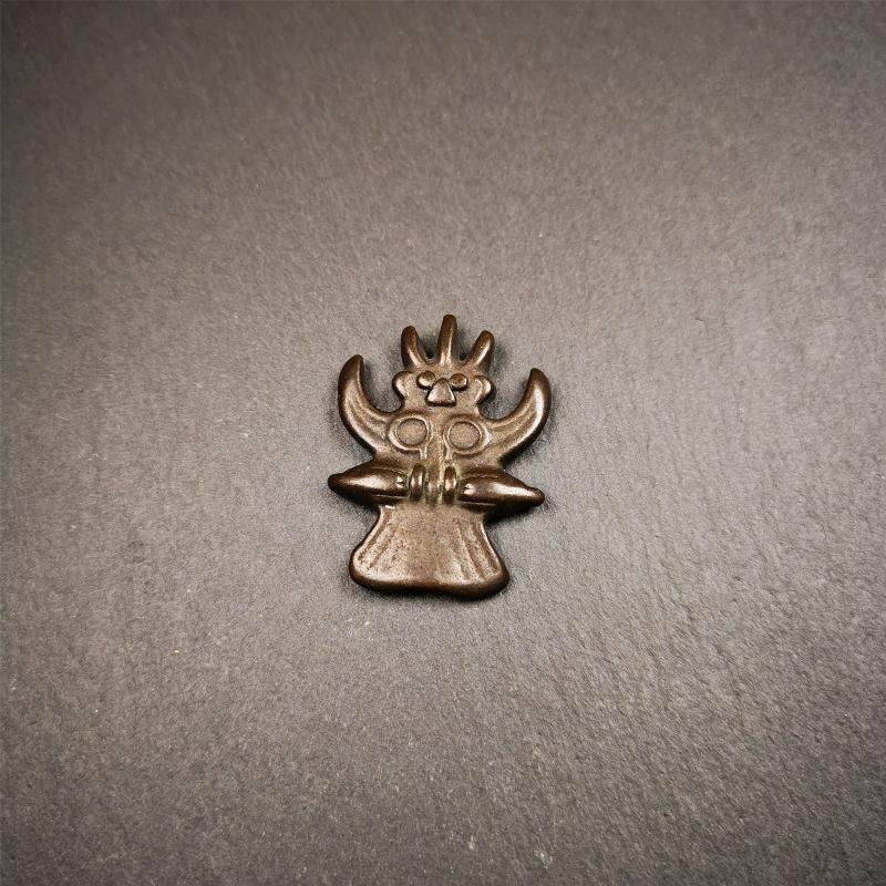 Garuda Amulet - 1.38" - Tibetan Buddhist amulet, view 9