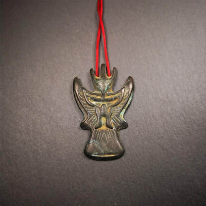 Garuda Amulet - 2.28" - Tibetan Buddhist amulet, view 5