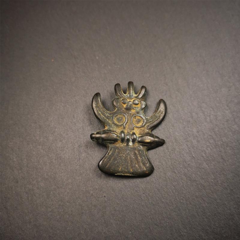 Garuda Amulet - 1.8" - Tibetan Buddhist amulet, view 9