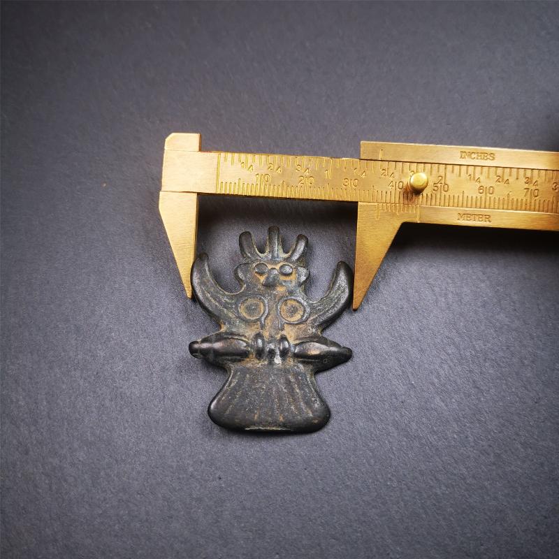 Garuda Amulet - 1.8" - Tibetan Buddhist amulet, view 10