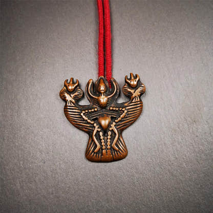 Garuda Amulet - 2.24" - Tibetan Buddhist amulet, view 4