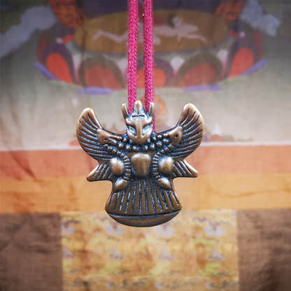 Garuda Amulet - 2.05" - Tibetan Buddhist amulet, view 7