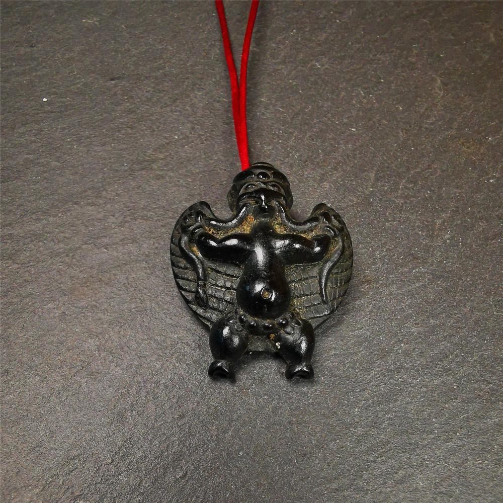 Garuda Amulet - 1.65" - Tibetan Buddhist amulet, view 6