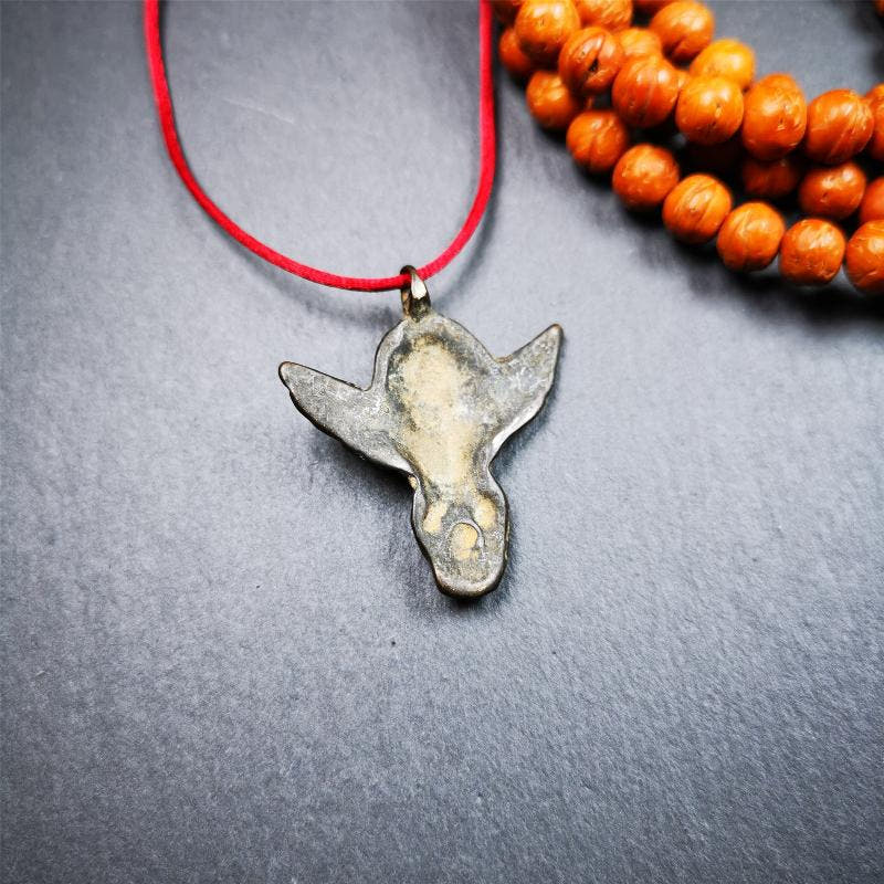 Garuda Amulet - 1.54" - Tibetan Buddhist amulet, view 5