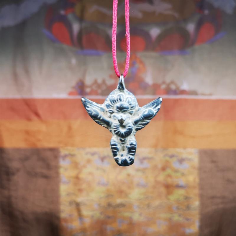 Garuda Amulet - 1.54" - Tibetan Buddhist amulet, view 7