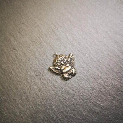 Garuda Amulet Pendant- 0.8" - Tibetan Buddhist amulet, view 7
