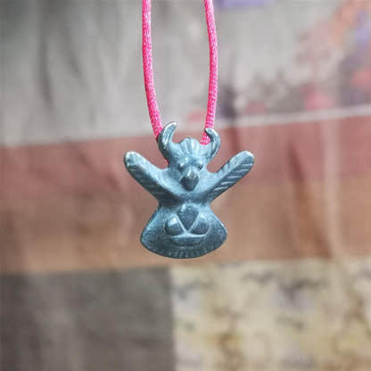 Garuda Amulet - 0.79" - Tibetan Buddhist amulet, detailed view