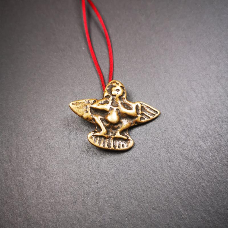 Garuda Amulet - 1.65" - Tibetan Buddhist amulet, view 6