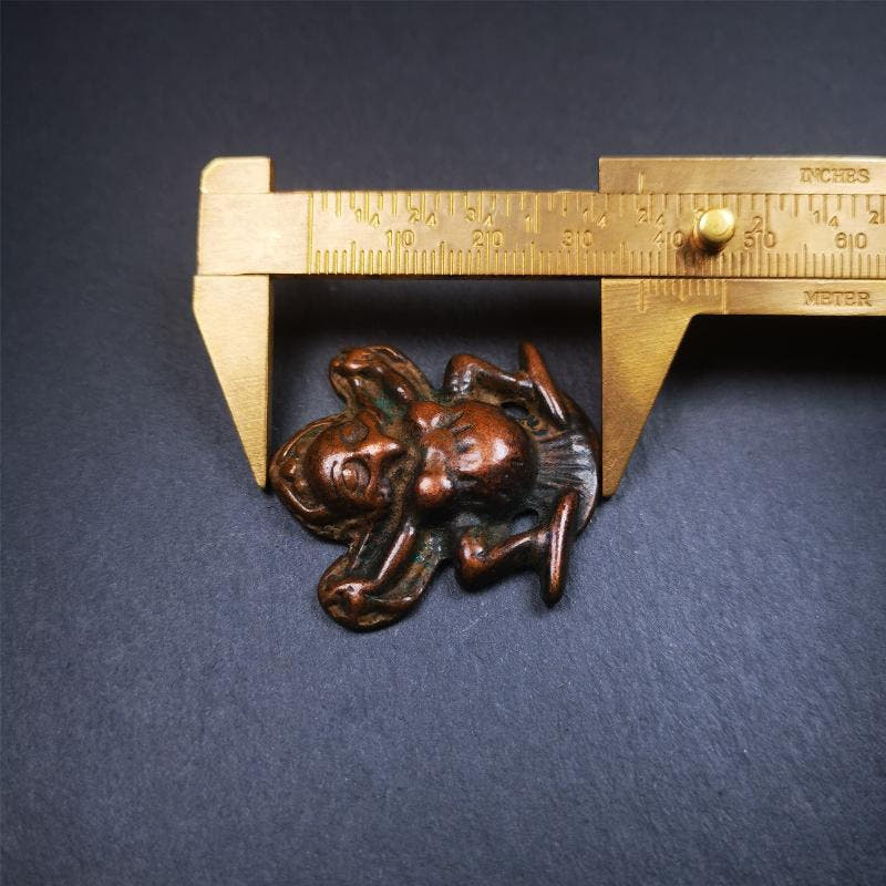 Garuda Amulet - 1.65" - Tibetan Buddhist amulet, view 10