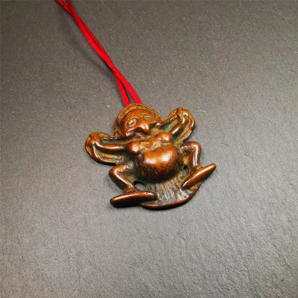 Garuda Amulet - 1.65" - Tibetan Buddhist amulet, view 6