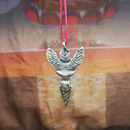 Garuda Phurba - 2.56" - Tibetan Buddhist garuda amulet, view 7
