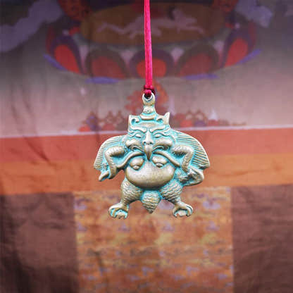 Garuda Amulet - 2.28" - Tibetan Buddhist amulet, view 5