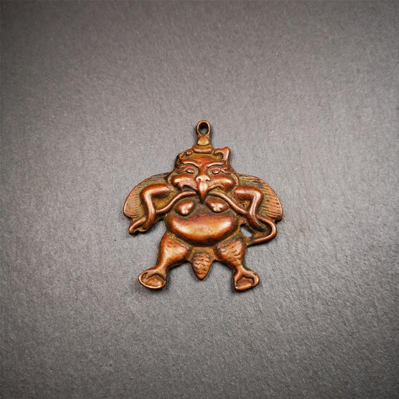 Garuda Amulet - 2.16" - Tibetan Buddhist amulet, view 9