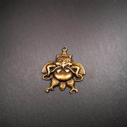 Garuda Amulet - 2.16" - Tibetan Buddhist amulet, view 9