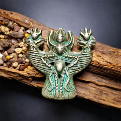 Garuda Amulet - 2.24" - Tibetan Buddhist amulet, view 10