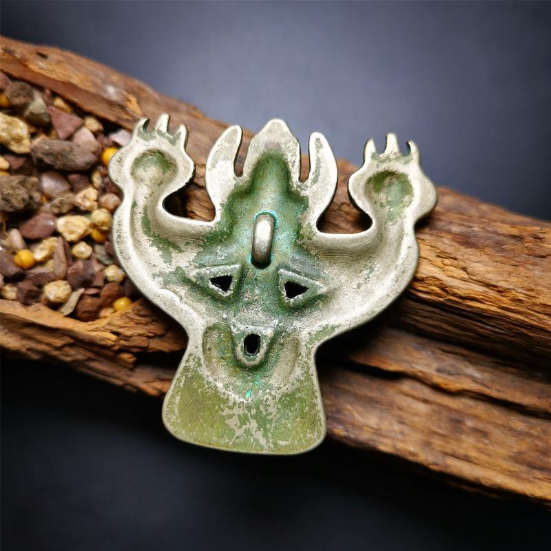 Garuda Amulet - 2.24" - Tibetan Buddhist amulet, view 11