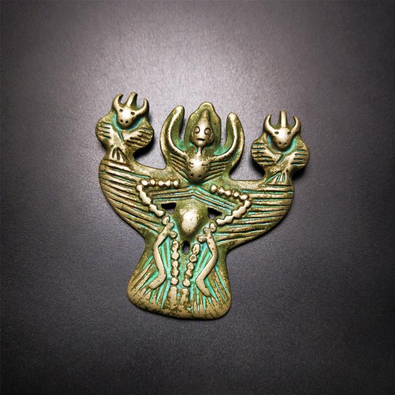 Garuda Amulet - 2.24" - Tibetan Buddhist amulet, view 12
