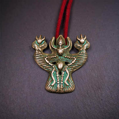 Garuda Amulet - 2.24" - Tibetan Buddhist amulet, view 5