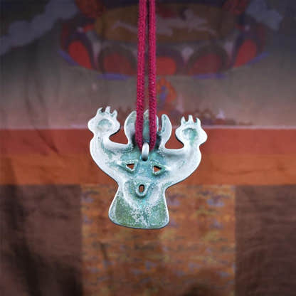 Garuda Amulet - 2.24" - Tibetan Buddhist amulet, view 9