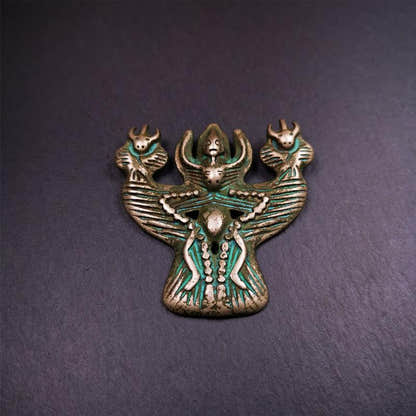 Garuda Amulet - 2.24" - Tibetan Buddhist amulet, view 6