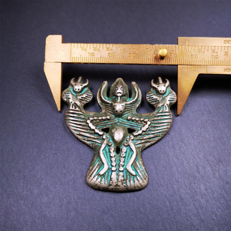 Garuda Amulet - 2.24" - Tibetan Buddhist amulet, view 13